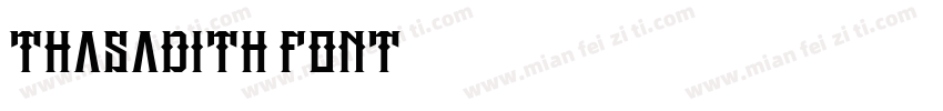 Thasadith Font字体转换